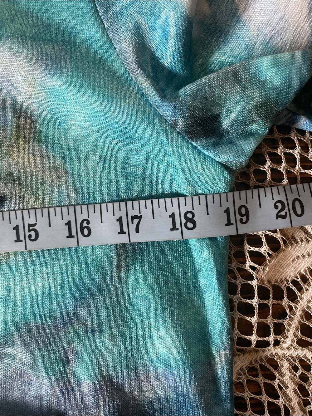 Damee Multicolored Abstract Patchwork Cool Detail and Angled Front Pocket Tunic - Picture 10 of 10
